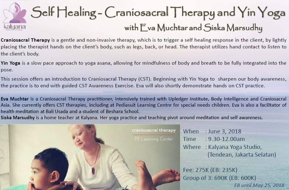 Self HealingCraniosacral Therapy and Yin Yoga Kalyana Yoga